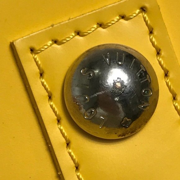 Authentic LOUIS VUITTON M40951 Epi AlmaPM Tote Bag Hand Bag Epi Leather yellow - Picture 2 of 6